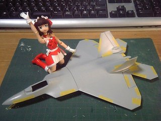 F-22ラプター 仮組み